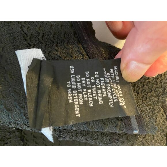 B. Darlin Black Strapless Mini Dress Tiered Stiff Material Size 11/12 - Picture 4 of 11